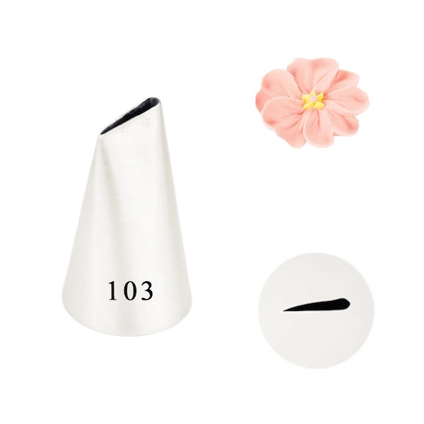 Кондитерская насадка прямой лепесток 103 | Эконом Кондитерская насадка прямой лепесток 103 | Эконом