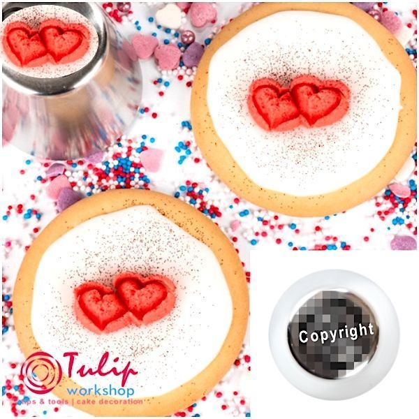 Насадка Валентин № 229 (235) | XL размер (Russian Pastry Tube #235 (229) - Valentine Hearts | XL size | By Tulip Workshop) Насадка Валентин № 229 (235) | XL размер (Russian Pastry Tube #235 (229) - Valentine Hearts | XL size | By Tulip Workshop)