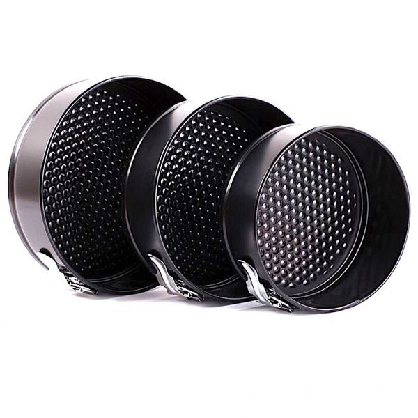 Форма для выпечки металлическая разъёмная антипригарная | Кольцо набор 3 шт: Ø 24, 26, 28 см, высота 7 см Форма для выпечки металлическая разъёмная антипригарная | Кольцо набор 3 шт: Ø 24, 26, 28 см, высота 7 см