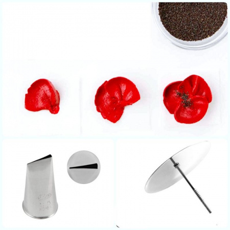 Кондитерская насадка прямой лепесток №124, 125, 126, 127, 128, 180 Ateco | большой размер Кондитерская насадка прямой лепесток №124, 125, 126, 127, 128, 180 Ateco | большой размер