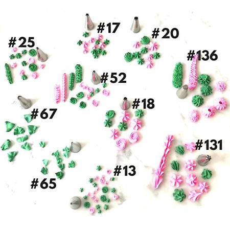 Кондитерская насадка открытая звезда №18 Tulip™ малый размер (diam. 4.7 mm; 7 лучей) Кондитерская насадка открытая звезда №18 Tulip™ малый размер (diam. 4.7 mm; 7 лучей)