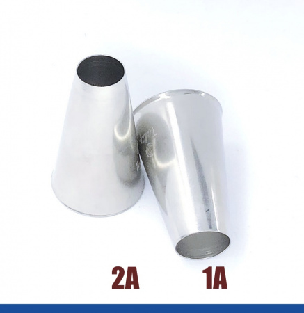 Кондитерские насадки 1А и 2А Tulip, Набор 2 шт, трубочки, Корея Кондитерские насадки 1А и 2А Tulip, Набор 2 шт, трубочки, Корея