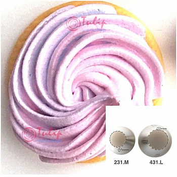 Насадка открытая звезда №231, 431 | Французкая (18 лучей) - Standard open star tip #231, 431 | French | by Tulip Workshop Насадка открытая звезда №231, 431 | Французкая (18 лучей) - Standard open star tip #231, 431 | French | by Tulip Workshop