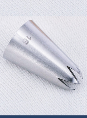 Кондитерская насадка 1B закрытая звезда ∅ 18 мм, 6 лучей, Эконом Кондитерская насадка 1B закрытая звезда ∅ 18 мм, 6 лучей, Эконом