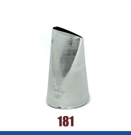 Кондитерская насадка 181(1217) Tulip, Корея, прямой лепесток с округлой прорезью 18 мм Кондитерская насадка 181(1217) Tulip, Корея, прямой лепесток с округлой прорезью 18 мм