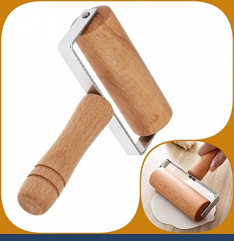 Кондитерский ролик для раскатки теста 12 см Кондитерский ролик для раскатки теста 12 см