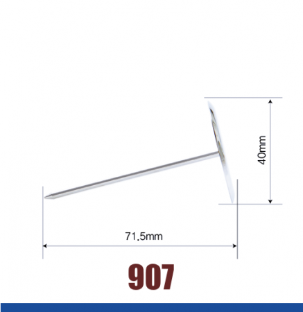 Кондитерский гвоздик 907 Tulip™ прямой Ø 40 мм Кондитерский гвоздик 907 Tulip™ прямой Ø 40 мм