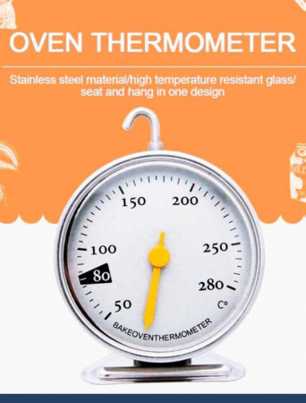 Кондитерский термометр в духовой шкаф аналоговый (2) от +50°C до + 280°C (Celsius) Кондитерский термометр в духовой шкаф аналоговый (2) от +50°C до + 280°C (Celsius)