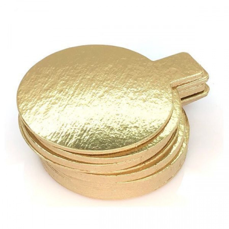 Подложка для пирожных (сольерка) 2х сторон. 0.8 мм, Ø 80 мм Подложка для пирожных (сольерка) 2х сторон. 0.8 мм, Ø 80 мм