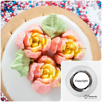 Насадка Роза №108 Манчестер | L размер (Russian Flower Nozzle #108 - Carnation Manchester | L size | By Tulip Workshop) Насадка Роза №108 Манчестер | L размер (Russian Flower Nozzle #108 - Carnation Manchester | L size | By Tulip Workshop)