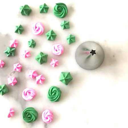 Кондитерская насадка открытая звезда №17 Tulip™ мини размер (diam. 4.2 mm; 6 лучей) Кондитерская насадка открытая звезда №17 Tulip™ мини размер (diam. 4.2 mm; 6 лучей)