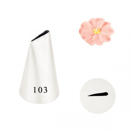 Кондитерская насадка прямой лепесток 103 | Эконом Кондитерская насадка прямой лепесток 103 | Эконом
