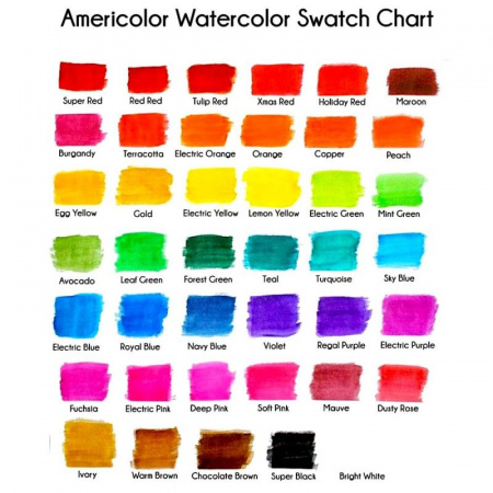 Красители гелевые Америколор Зелёная палитра 21 г. | Green Красители гелевые Америколор Зелёная палитра 21 г. | Green