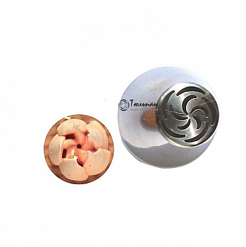 мини Насадка Роза №147 | M размер (mini Russian Nozzle Pastry Tube #147 - Rose | M size | by Tulip Workshop) мини Насадка Роза №147 | M размер (mini Russian Nozzle Pastry Tube #147 - Rose | M size | by Tulip Workshop)