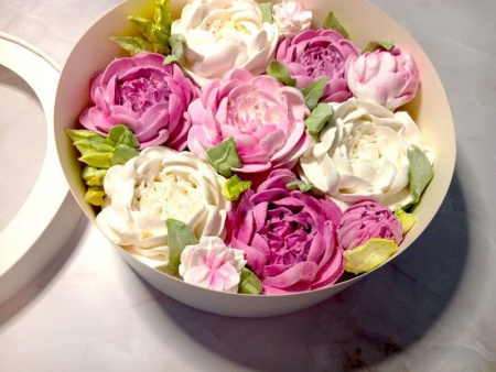 Коробка для выпечки круглая (шайба) 20•8 см РОЗОВАЯ (окно, крышка+дно) | упак. 5-20 шт Коробка для выпечки круглая (шайба) 20•8 см РОЗОВАЯ (окно, крышка+дно) | упак. 5-20 шт