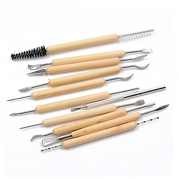 Инструменты для скульптурного моделирования Набор 11 шт Инструменты для скульптурного моделирования Набор 11 шт