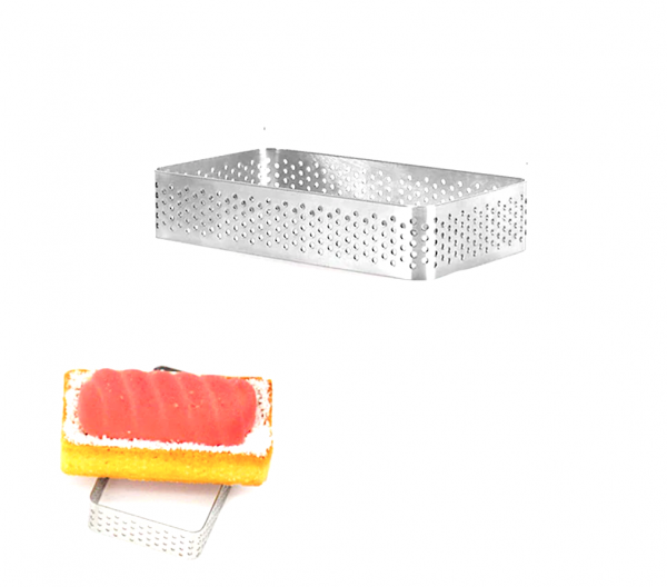 Формы для выпечки нерж.сталь перфорир. | Прямоугол. (высота 2 см) Формы для выпечки нерж.сталь перфорир. | Прямоугол. (высота 2 см)