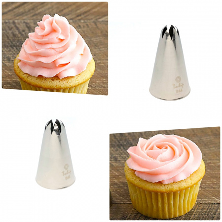 Кондитерские насадки закрытая звезда №840-849 Tulip™ (diam.4-18 mm; 6-10лучей) | Набор 10 шт Кондитерские насадки закрытая звезда №840-849 Tulip™ (diam.4-18 mm; 6-10лучей) | Набор 10 шт