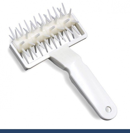 Кондитерский ролик для теста и дырочек для пиццы 10 см Кондитерский ролик для теста и дырочек для пиццы 10 см