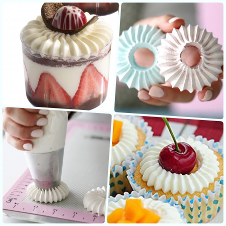 Кондитерская насадка Султан №136, 793-796 | Ateco Кондитерская насадка Султан №136, 793-796 | Ateco