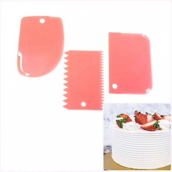 Кондитерские скребки | набор 3 шт Кондитерские скребки | набор 3 шт