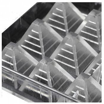 Поликарбонатная форма для шоколада 275*135*24 мм | Пирамида мод.22260 (эконом) Поликарбонатная форма для шоколада 275*135*24 мм | Пирамида мод.22260 (эконом)