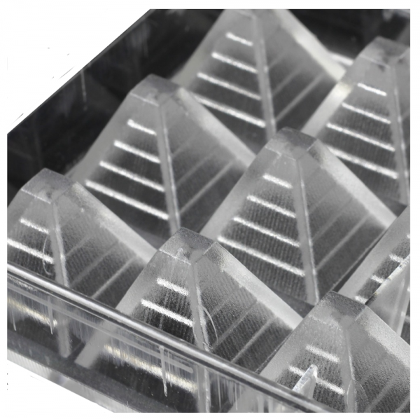 Поликарбонатная форма для шоколада 275*135*24 мм | Пирамида мод.22260 (эконом) Поликарбонатная форма для шоколада 275*135*24 мм | Пирамида мод.22260 (эконом)