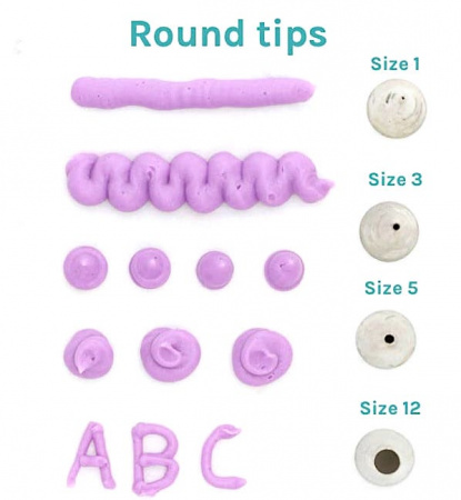 Кондитерская насадка трубочка №8 Tulip™ | d 4.8 mm Кондитерская насадка трубочка №8 Tulip™ | d 4.8 mm