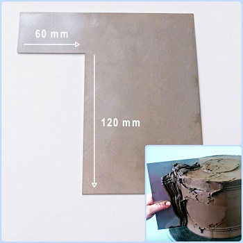 Шпатель №6 контроль крема 120*60 мм | Прямой Шпатель №6 контроль крема 120*60 мм | Прямой