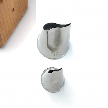 Кондитерская насадка 119 Tulip, Корея, прорезь 19 мм лепесток 2-й изогнутый Кондитерская насадка 119 Tulip, Корея, прорезь 19 мм лепесток 2-й изогнутый