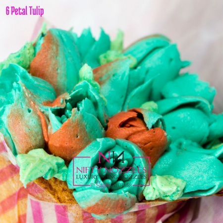 Набор 6 кондитерских насадок - тюльпан одним движением №№ 1,3,4,5,7,14 | L размер Набор 6 кондитерских насадок - тюльпан одним движением №№ 1,3,4,5,7,14 | L размер