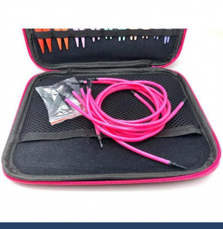 Вязальные спицы съёмные 10 пар, диаметр 3.75-10 мм, Подарочный набор-органайзер Вязальные спицы съёмные 10 пар, диаметр 3.75-10 мм, Подарочный набор-органайзер