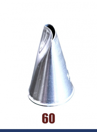 Кондитерская насадка 60 Tulip, Корея, прорезь 9 мм лепесток изогнутый правый Кондитерская насадка 60 Tulip, Корея, прорезь 9 мм лепесток изогнутый правый