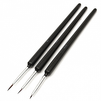 Кондитерские кисточки ультратонкие набор 3 шт