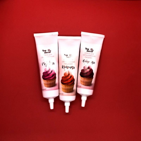 Краситель для крема жидкий Топ-Продукт 100 г. (красная палитра) Краситель для крема жидкий Топ-Продукт 100 г. (красная палитра)