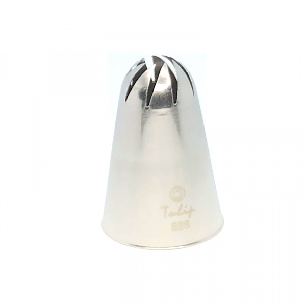 Кондитерскиая насадка закрытая звезда косые лучи №888 Tulip™ | 9 лучей большой размер Кондитерскиая насадка закрытая звезда косые лучи №888 Tulip™ | 9 лучей большой размер