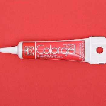 Краситель пищевой гелевый Colorgel: Super Red (Яркий Красный) | 20-100 гр Краситель пищевой гелевый Colorgel: Super Red (Яркий Красный) | 20-100 гр