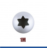 Кондитерская насадка 1M Tulip™ полузакрытая звезда, 6 лучей, Ø 7-13 мм, Korea Кондитерская насадка 1M Tulip™ полузакрытая звезда, 6 лучей, Ø 7-13 мм, Korea
