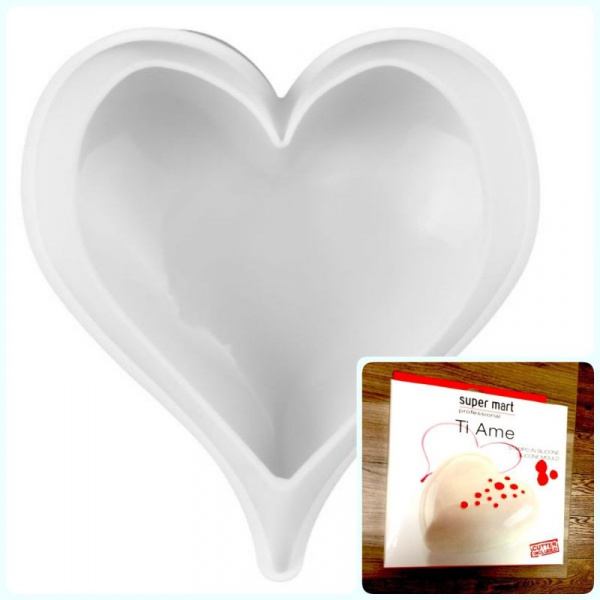 Силиконовая форма 3D для муссового торта | Ти Амо 135*135 мм