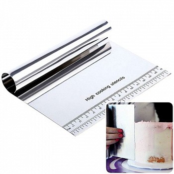 Кондитерский шпатель метал. прямой с ручкой | высота 13,15,20,22 см Кондитерский шпатель метал. прямой с ручкой | высота 13,15,20,22 см