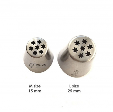 мини Насадка Травка №171 Звёзды | M размер (mini Russian Grass Nozzle #171 Star | M size | By Tulip Workshop) мини Насадка Травка №171 Звёзды | M размер (mini Russian Grass Nozzle #171 Star | M size | By Tulip Workshop)