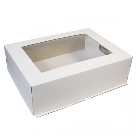 Коробка с окном для торта 30*30*13 см | упаковка 10-50 шт Коробка с окном для торта 30*30*13 см | упаковка 10-50 шт