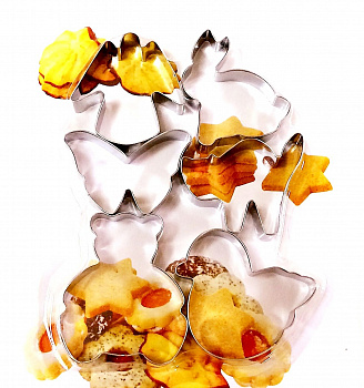 Вырубка стальная Звери и Птицы 3-7 см | Набор 6 фигур Вырубка стальная Звери и Птицы 3-7 см | Набор 6 фигур