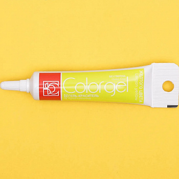 Краситель пищевой гелевый Colorgel: Lemon Yellow (Жёлтый Лимон) | 20-100 гр Краситель пищевой гелевый Colorgel: Lemon Yellow (Жёлтый Лимон) | 20-100 гр