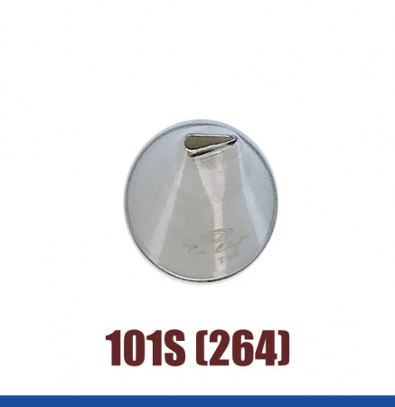 Кондитерская насадка 101S (264) Tulip прорезь 5 мм, лепесток прямой малый Кондитерская насадка 101S (264) Tulip прорезь 5 мм, лепесток прямой малый