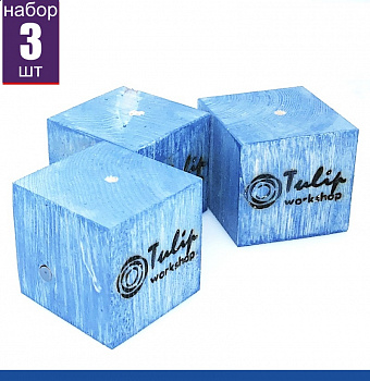Подставка-кубик для кондитерских гвоздиков (1) Набор 3 шт | Синий Подставка-кубик для кондитерских гвоздиков (1) Набор 3 шт | Синий