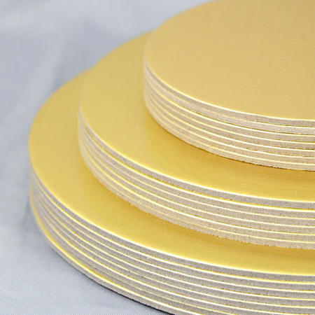 Подложка для торта усиленная Золото/Жемчуг 2х сторон. 3.2 мм, Ø 160 мм Подложка для торта усиленная Золото/Жемчуг 2х сторон. 3.2 мм, Ø 160 мм