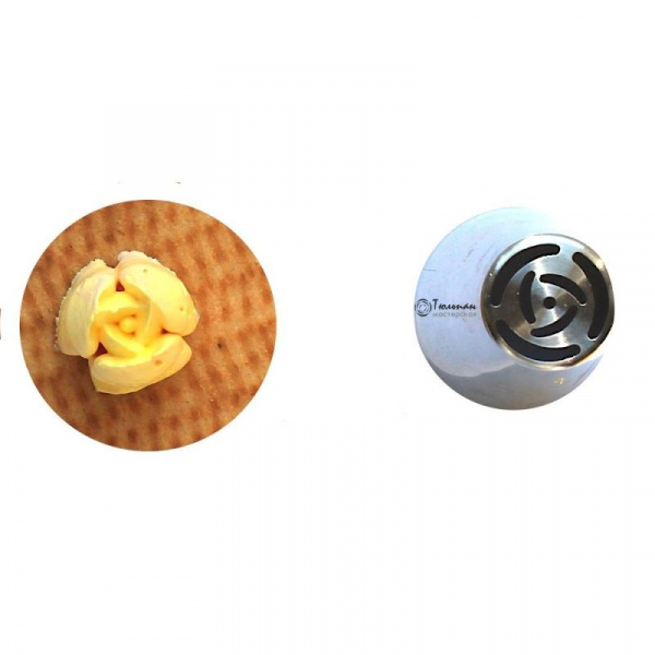 мини Насадка Цветок №120 Голубой Бриллиант | М размер (mini Russian Flower Nozzle #120 Blue Diamond М size | by Tulip Workshop) мини Насадка Цветок №120 Голубой Бриллиант | М размер (mini Russian Flower Nozzle #120 Blue Diamond М size | by Tulip Workshop)