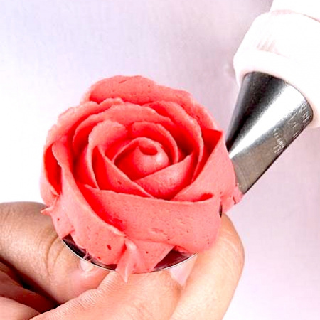 Набор кондитерских насадок 124, 125, 126, 127 Tulip™, 4 шт, лепесток розы прямой Набор кондитерских насадок 124, 125, 126, 127 Tulip™, 4 шт, лепесток розы прямой