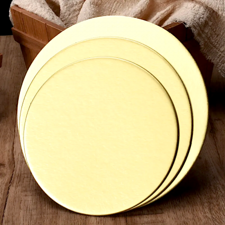 Подложка для торта усиленная Золото/Жемчуг 2х сторон. 3.2 мм, Ø 160 мм Подложка для торта усиленная Золото/Жемчуг 2х сторон. 3.2 мм, Ø 160 мм